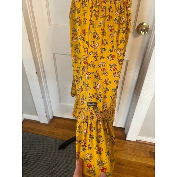 Matilda Jane Fantasy Fancy Yellow Floral Knee length Dress Size M - Picture 6 of 7